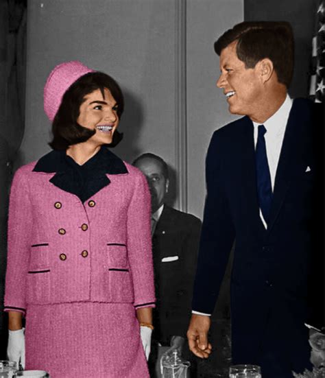 jackie onassis pink chanel|jacqueline bouvier kennedy pink.